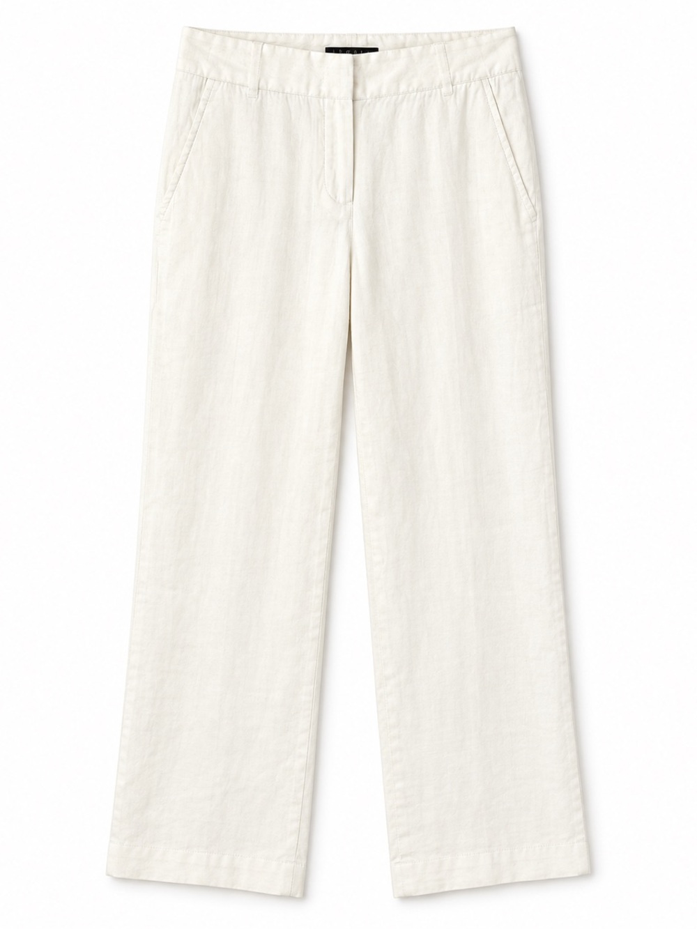 Theory Women's Wide-Leg Pants in Ivory - Picture 2 of 6